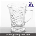 7oz caneca de vidro com design em relevo (GB092006MH)